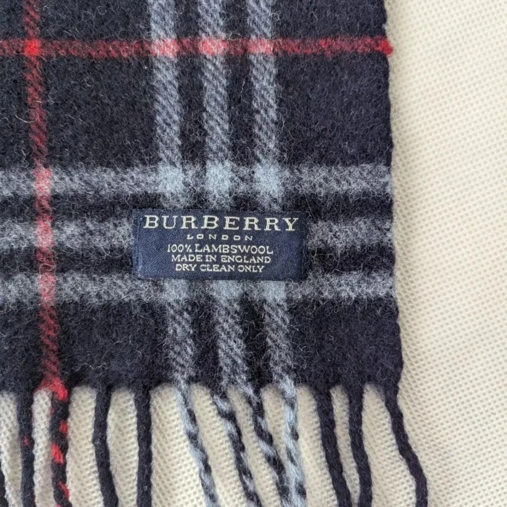 BURBERRY lambswool blue Nova Plaid 33